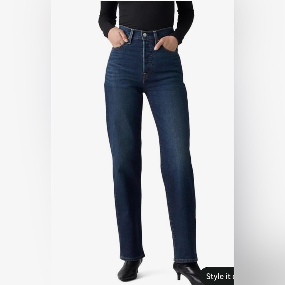 Levi's Women's High Rise Dark Blue Jeans